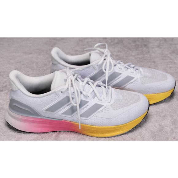 Adidas Ultrarun 5 White Pink Yellow Running Shoes Sneakers Mens Size 11 IE8791 main image 10